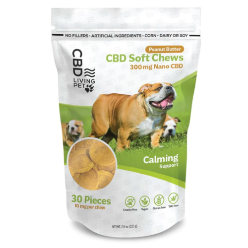 CBD DOG CHEWS PEANUT BUTTER - CALMING SUPPORT