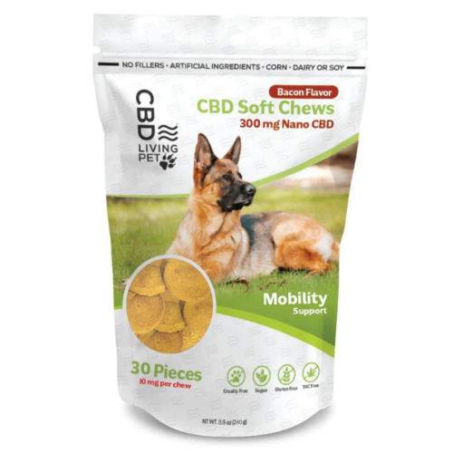 CBD DOG CHEWS BACON FLAVOR - MOBILITY SUPPORT