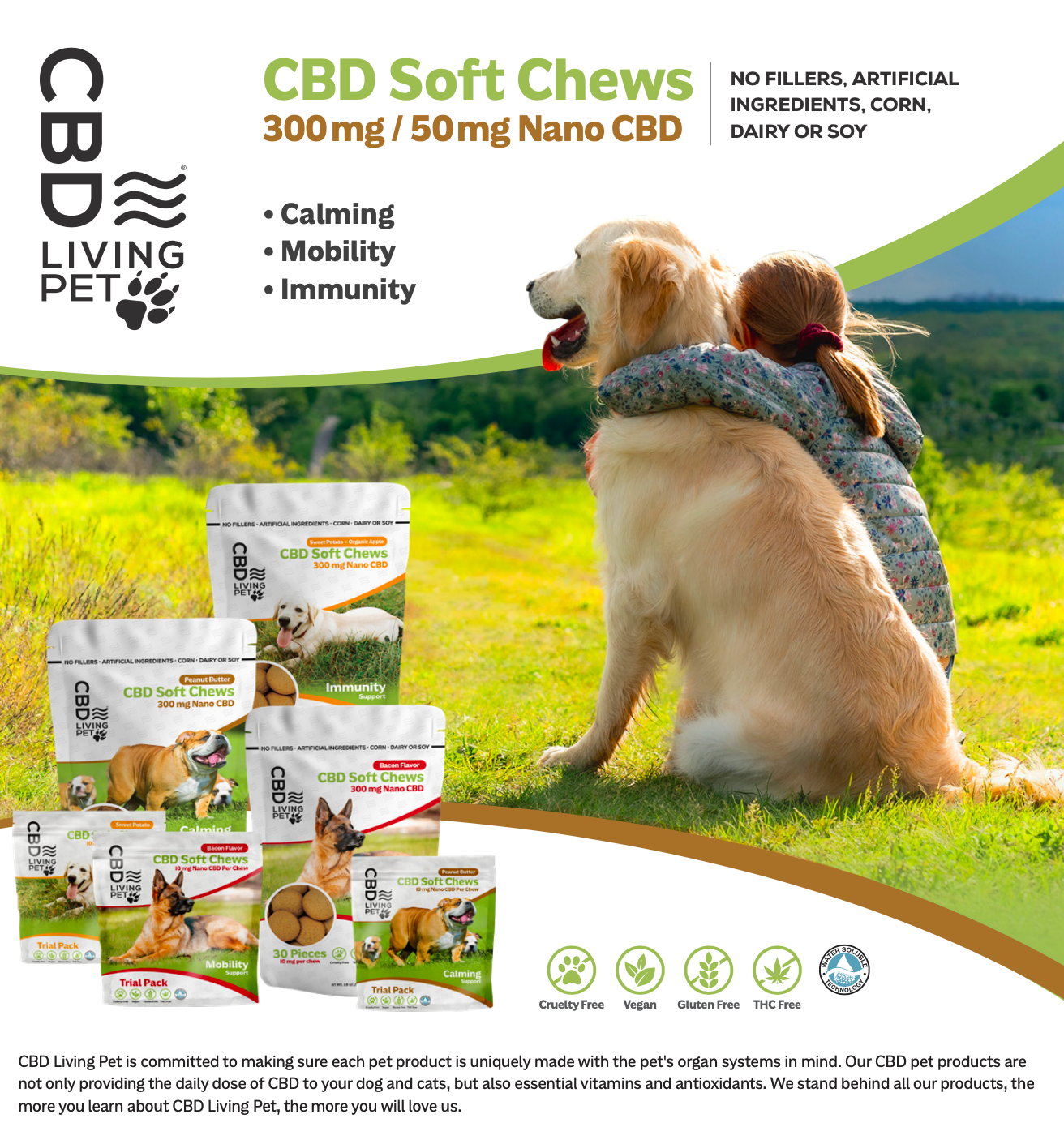 CBD DOG CHEWS SWEET POTATO - IMMUNITY SUPPORT